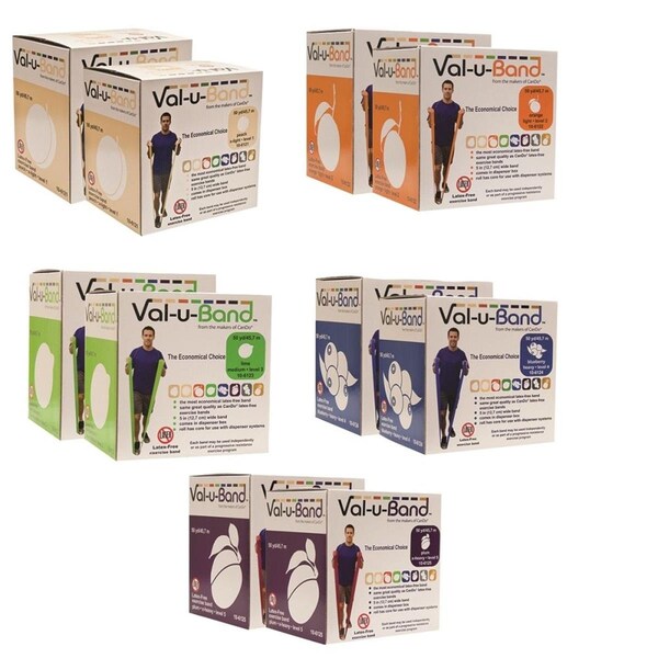 Val-U-Band Latex Free Band, 100 Yard - 5 Color Set - Twin Pack Val-u-Band-10-6138 - main